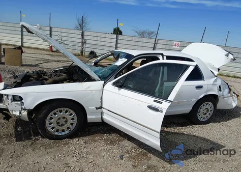2003 Mercury Grand Marquis Gs из США, поврежденный, VIN 2MEFM74W63X688595